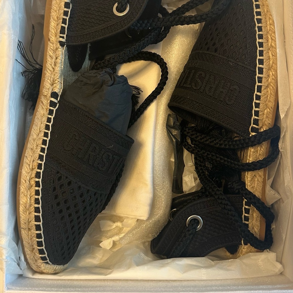 Dior Espadrille w Tassels